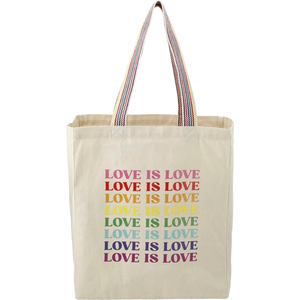 Photo of Rainbow Recycled 8oz Cotton Grocery Tote