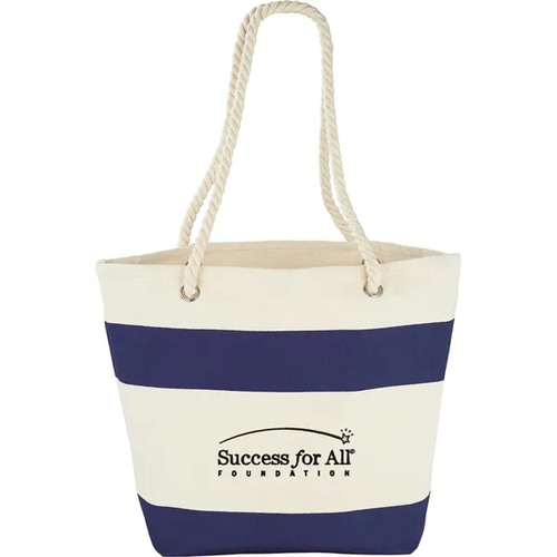 Main photo of Capri Stripes 12oz Cotton Canvas Shopper Tote