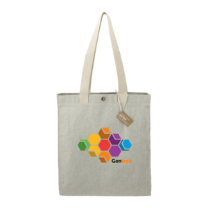 Photo of Repose 10oz Recycled Cotton Box Tote W/Snap