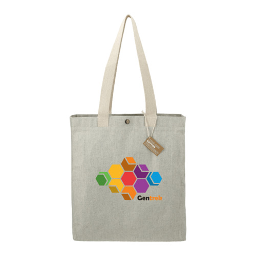 Main photo of Repose 10oz Recycled Cotton Box Tote W/Snap