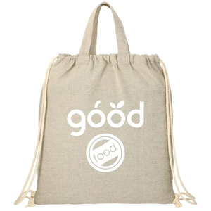 Photo of Recycled 4oz Cotton Drawstring Bag