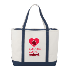 Photo of Baltic 24oz Cotton Canvas Tall Zippered Boat Tote