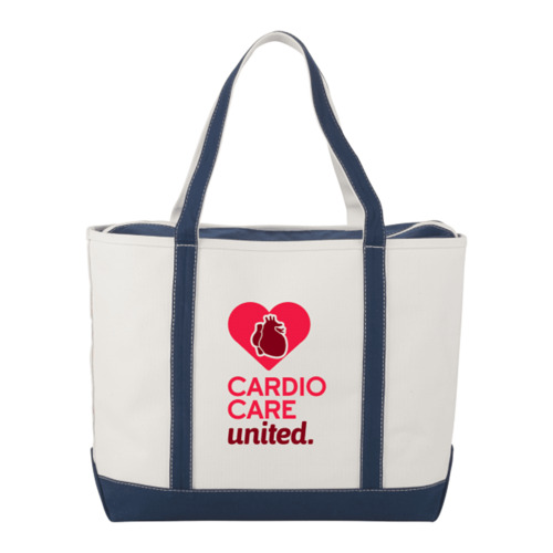 Photo of Baltic 24oz Cotton Canvas Tall Zippered Boat Tote