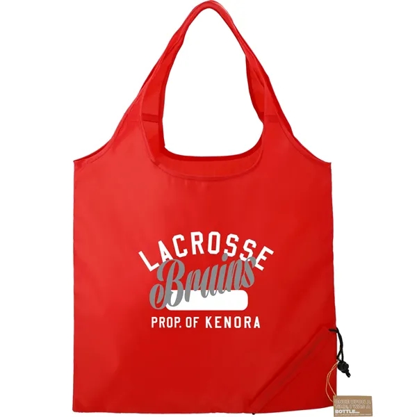 Red (Rd) color option for Bungalow Rpet Foldable Shopper Tote