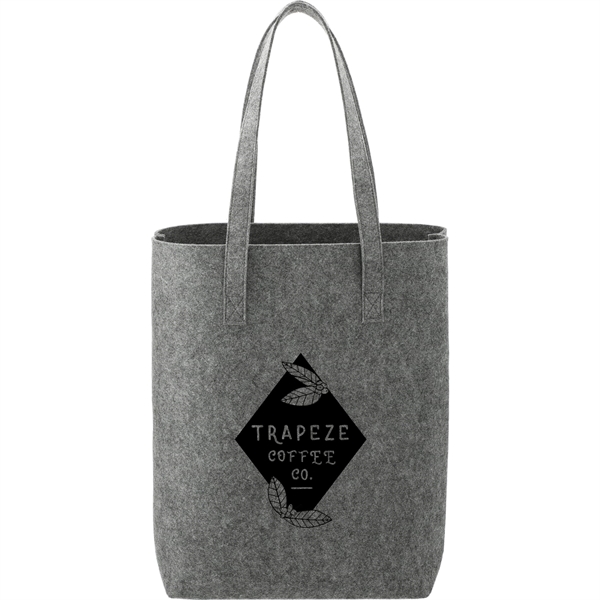 Charcoal (Ca) color option for Recycled Felt Shopper Tote
