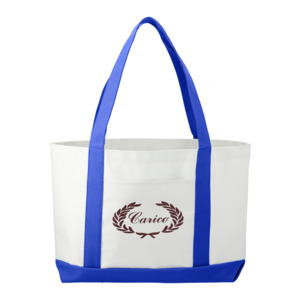 Photo of Large Canvas Boat Tote Bag