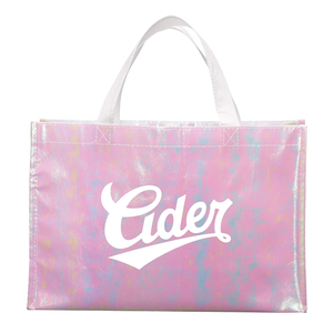 Photo of Iridescent Non Woven Shopper Tote