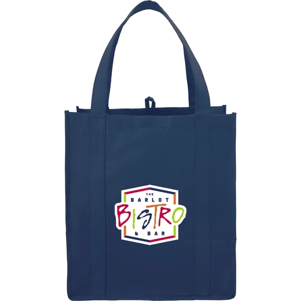 Navy Blue (Nbl) color option for Hercules Non Woven Grocery Tote