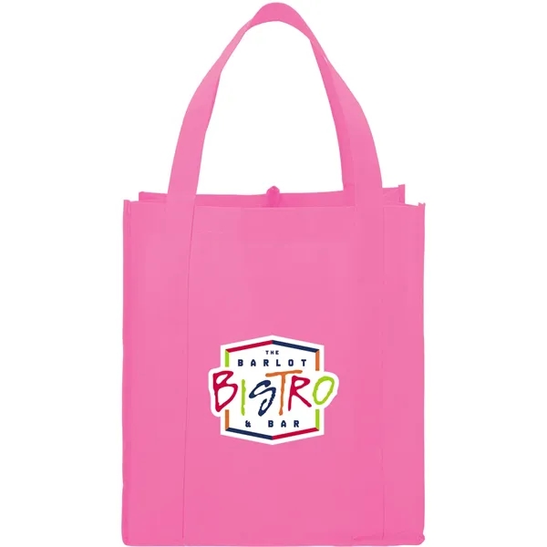 Pink (Pk) color option for Hercules Non Woven Grocery Tote