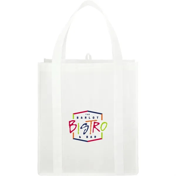 White (Wh) color option for Hercules Non Woven Grocery Tote