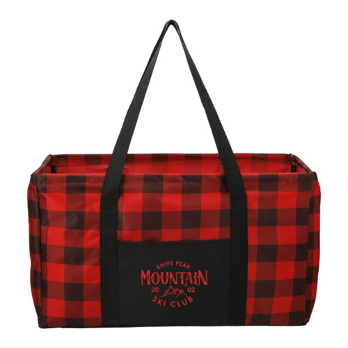Photo of Buffalo Plaid Utility Tote