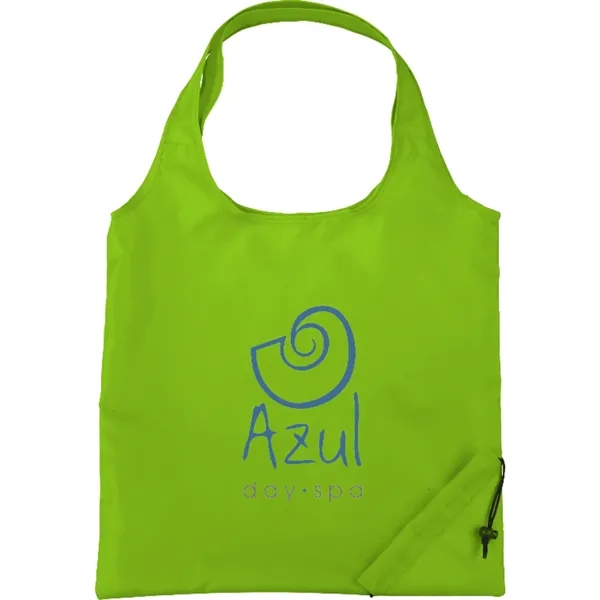 Lime Green (Lgr) color option for Bungalow Foldaway Shopper Tote