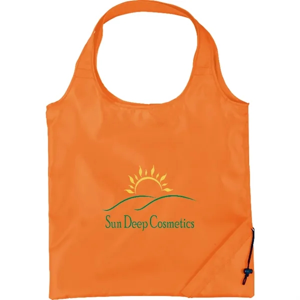 Orange (Or) color option for Bungalow Foldaway Shopper Tote