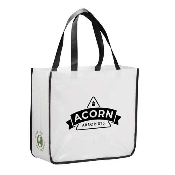 Black color option for Gloss Laminated Non Woven Shopper Tote