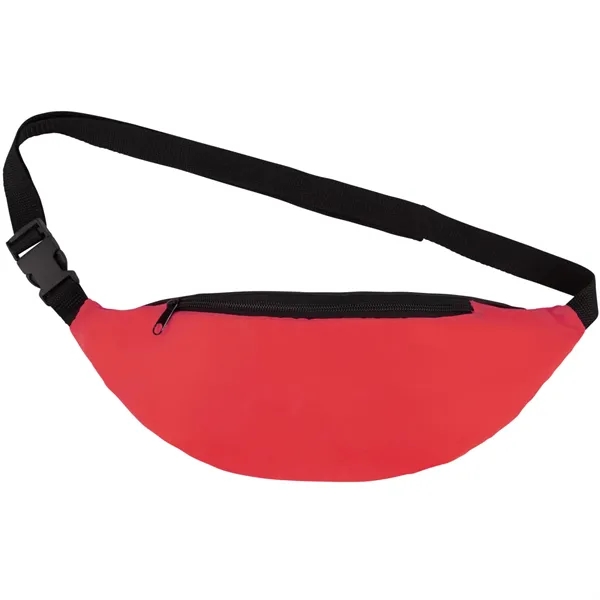 Red (Rd) color option for Polyester Hipster Fanny Pack