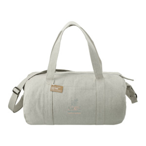 Photo of Repose 10oz Recycled Cotton Barrel Duffle Bag