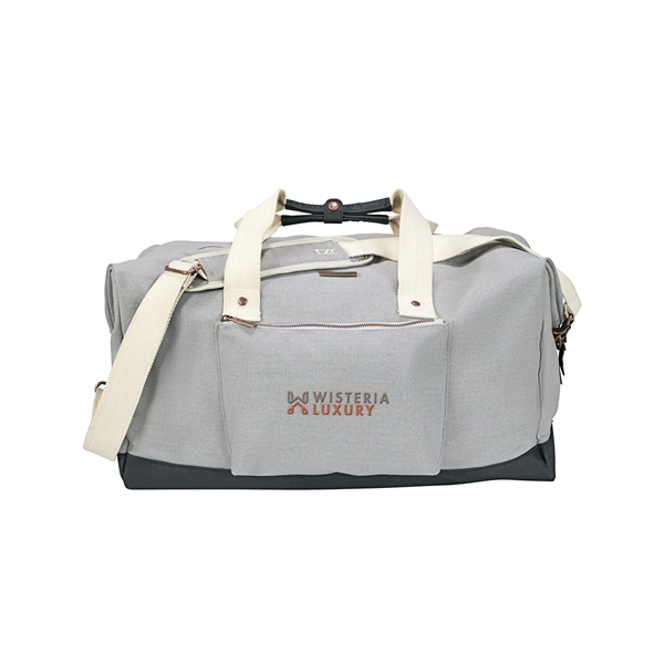 Gray (Gy) color option for Cutter & Buck® 19" Cotton Weekender Duffle Bag
