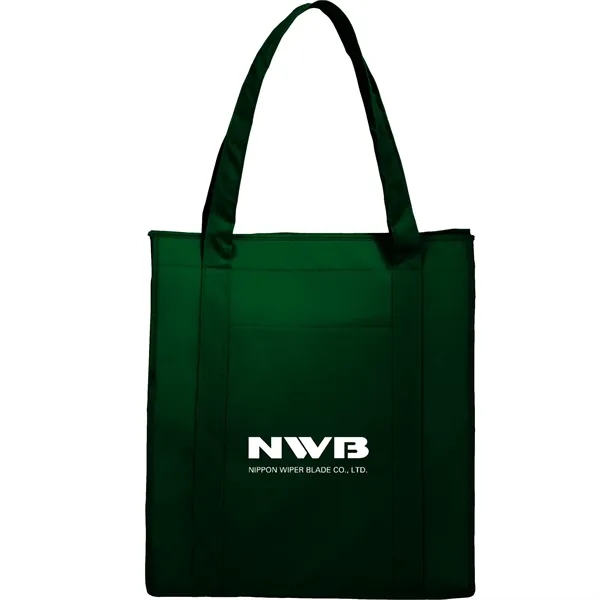 Hunter Green (Hgr) color option for Hercules Insulated Grocery Tote Bag