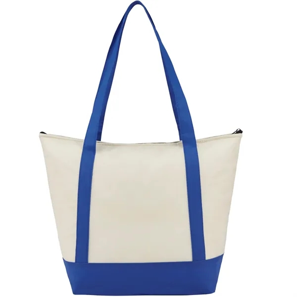 Royal Blue (Rbl) color option for Lighthouse 24 Can Non Woven Tote Cooler