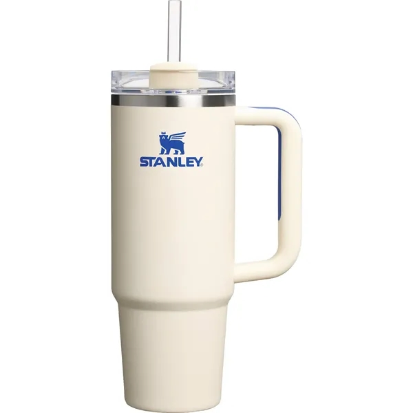 Cream/Royal Accent color option for Stanley Quencher H2.O Flow State™ Tumbler 30 Oz