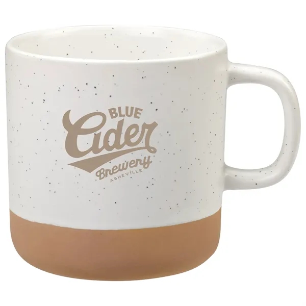 White (Wh) color option for Santos Artisanal 12oz Ceramic Coffee Mug