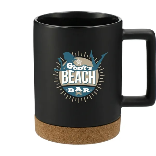 Main photo of Bates 15oz Ceramic Mug W/ Cork Base