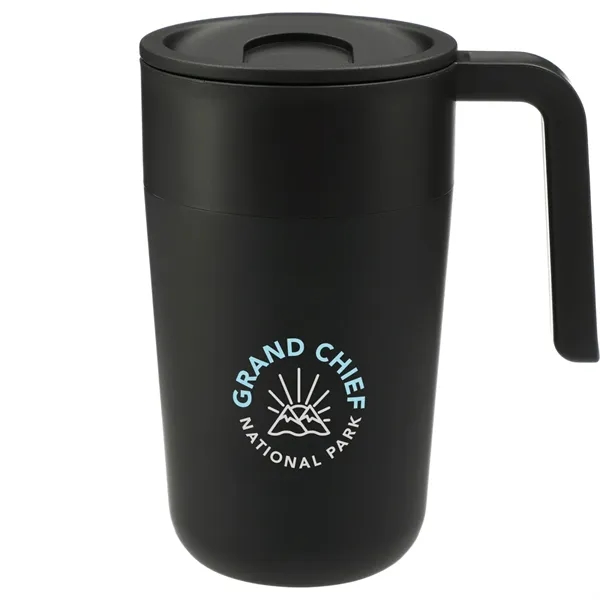 Black (Bk) color option for Sigrid 16oz Eco Mug With Recycled Plastic