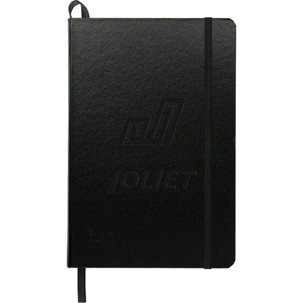 Black (Bk) color option for 5.5" X 8.5" Fsc Mix Ambassador Hardcover Bound Journal Book®