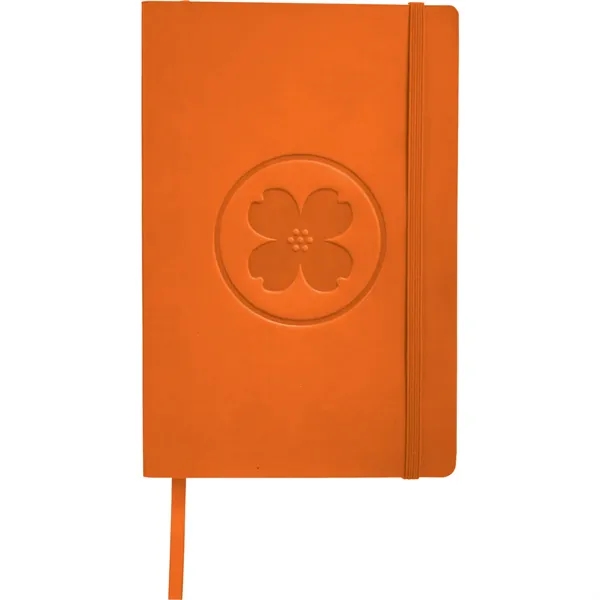 Orange (OR) color option for 8.0" H X 5.5" W Fsc Mix Pedova™ Ultra Hyde Soft Bound Journal Book®