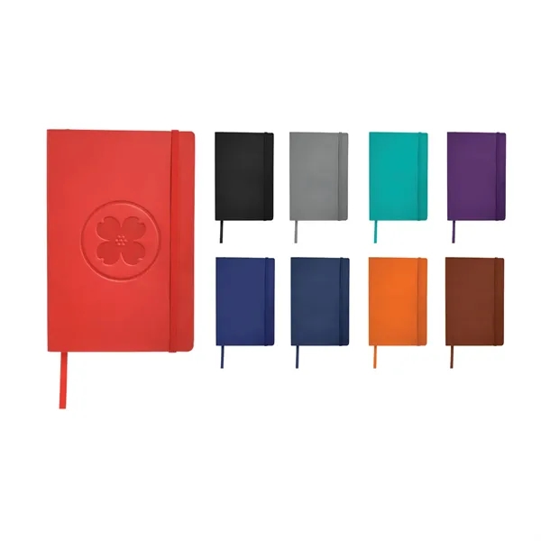 Red (Rd) color option for 8.0" H X 5.5" W Fsc Mix Pedova™ Ultra Hyde Soft Bound Journal Book®