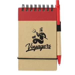 Photo of 5" X 4" Recycled Spiral Jotter With Pen