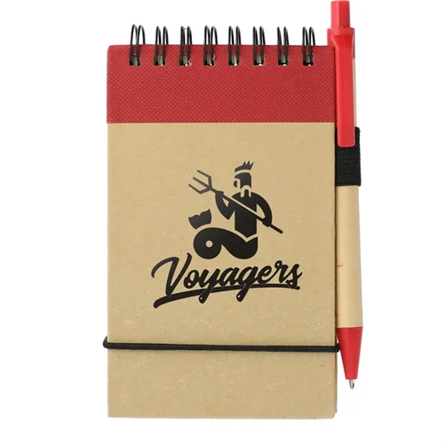 Main photo of 5" X 4" Recycled Spiral Jotter With Pen