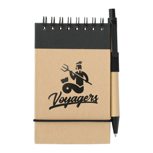 Photo of 5" X 4" Recycled Spiral Jotter With Pen