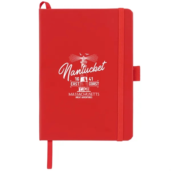 Red (Rd) color option for 5” X 7” Fsc Mix Prism Notebook