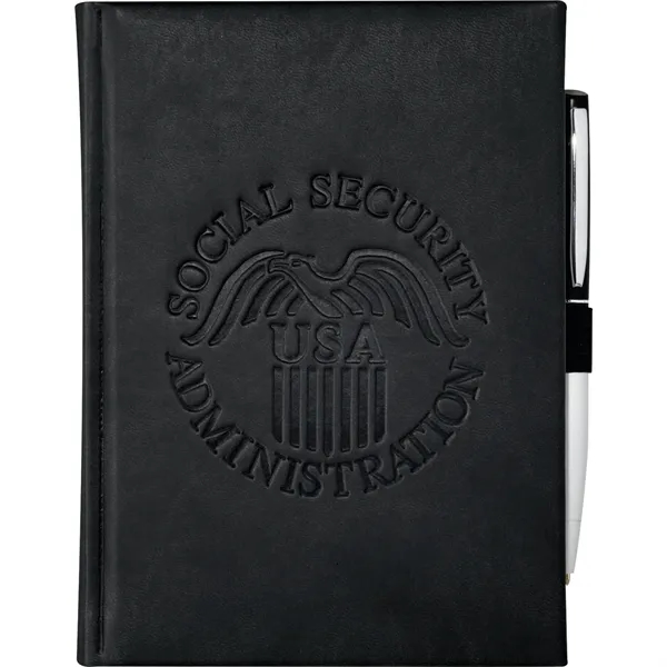 Black (BK) color option for 5" X 7" Fsc Mix Pedova™ Bound Journal Book®