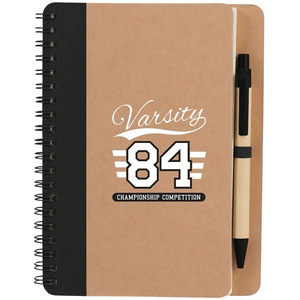 Photo of 5" X 7" Eco Friendly Spiral Notebook With Pen