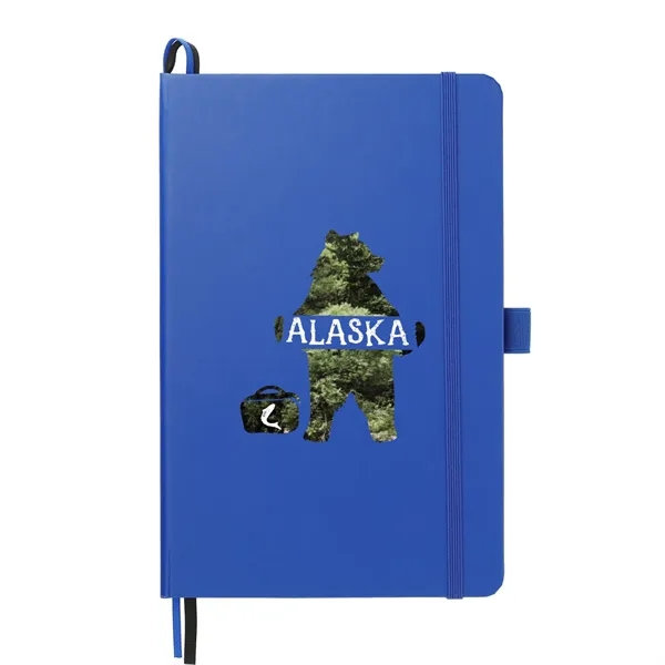 Blue (Bl) color option for 5.5" X 8.5" Fsc® Mix Bound Journal Book
