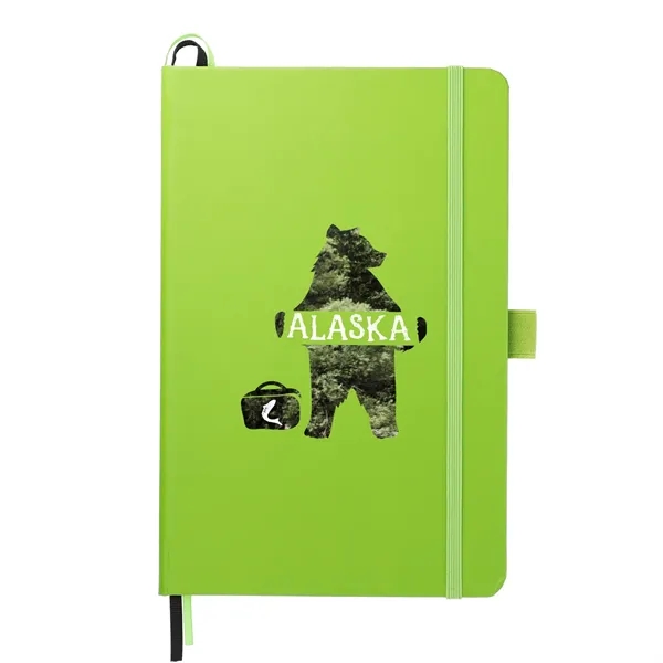 Lime (Lm) color option for 5.5" X 8.5" Fsc® Mix Bound Journal Book