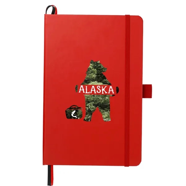 Red (Rd) color option for 5.5" X 8.5" Fsc® Mix Bound Journal Book