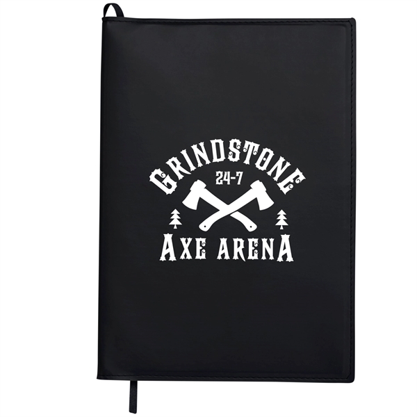 Black (Bk) color option for 7” X 10” Mela Refillable Journal Book