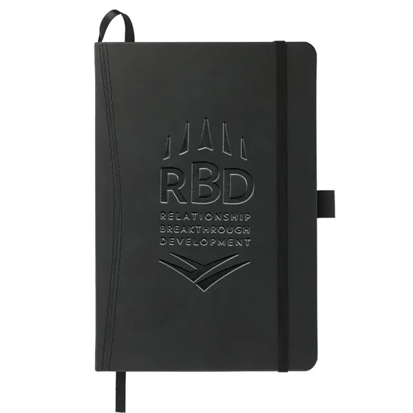 Black (BK) color option for 5.75" X 8.5" Pedova™ Pocket Bound Journal Book®