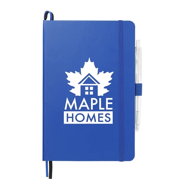 Blue (Bl) color option for 5.5" X 8.5" Fsc® Mix Bound Journal Book Set