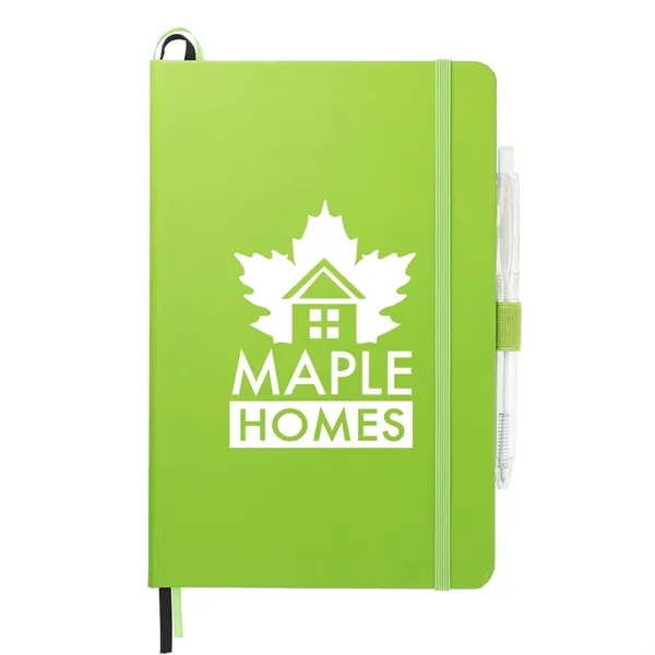 Lime (Lm) color option for 5.5" X 8.5" Fsc® Mix Bound Journal Book Set