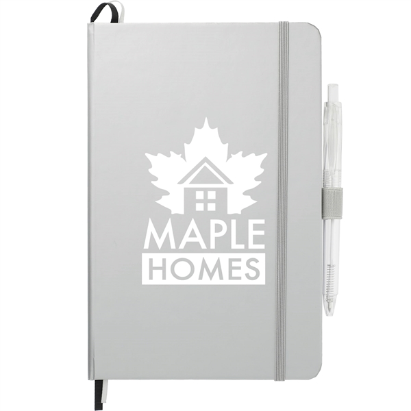 Silver (Sl) color option for 5.5" X 8.5" Fsc® Mix Bound Journal Book Set