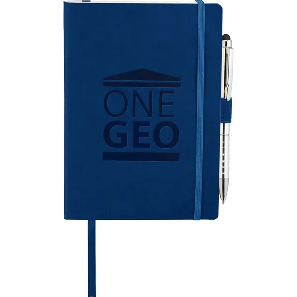 Blue (Bl) color option for 5" X 7" Revello Soft Bound Journal Book