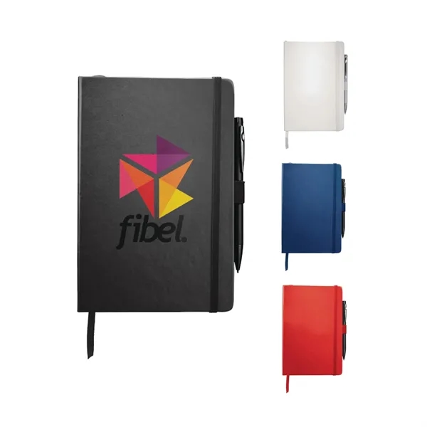 Black (Bk) color option for 5.5" X 8.5" Fsc Mix Nova Bound Journal Book®