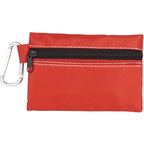 Red (Re) color option for Zippered 20 Piece First Aid Pouch