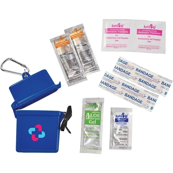Royal (Ryl) color option for Trek 8 Piece Waterproof First Aid Kit