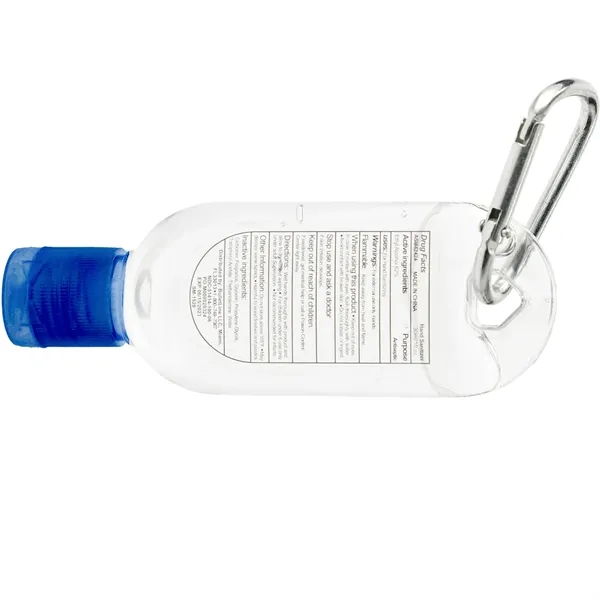 Royal (Ryl) color option for Clip N Go 1oz Hand Sanitizer With Mini Carabiner