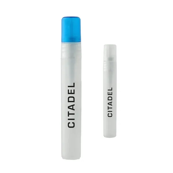 Translucent Blue (Tbl) color option for 0.27oz Pen Sprayer Sanitizer With 62% Alcohol